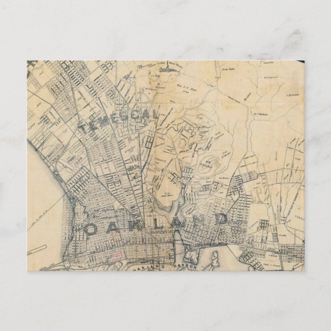 Carte Postale Oakland, Berkeley, Alameda (Devant)