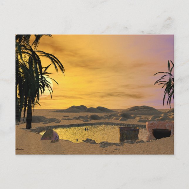 CARTE POSTALE OASIS (Devant)