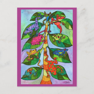 Carte Postale Oaxacan Frog Tree of Life