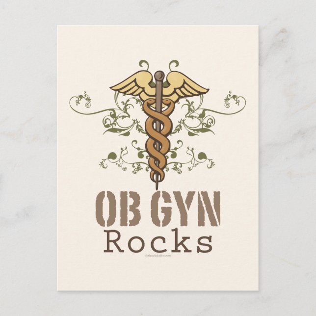 Carte postale OB GYN Rocks (Devant)