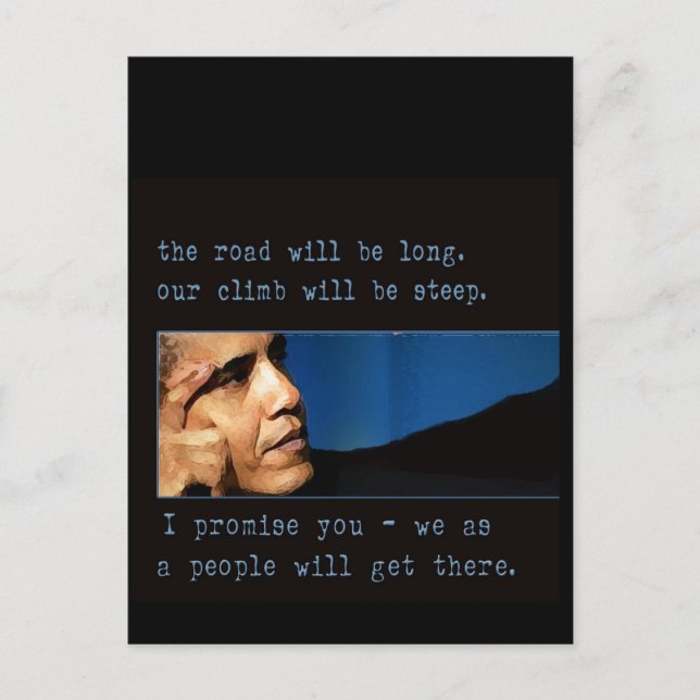 Carte Postale Obama (Devant)