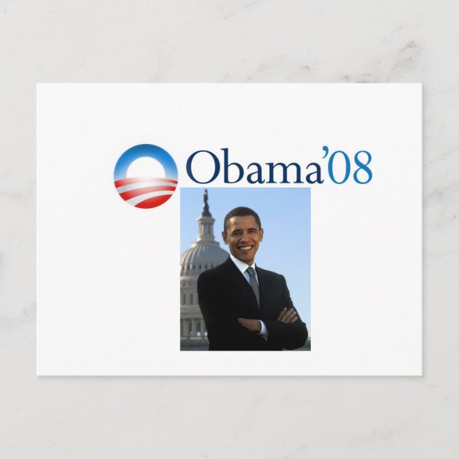 Carte postale Obama '08 (Devant)