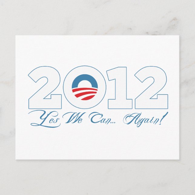 Carte Postale Obama 2012 (Devant)