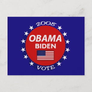 Carte postale Obama Biden Vote