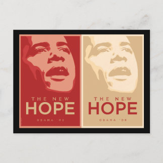 Carte postale Obama "Le nouvel espoir"