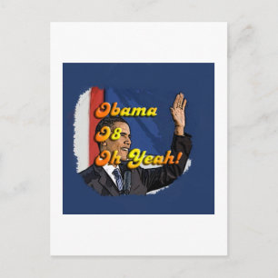 Carte postale Obama Oh Ouais