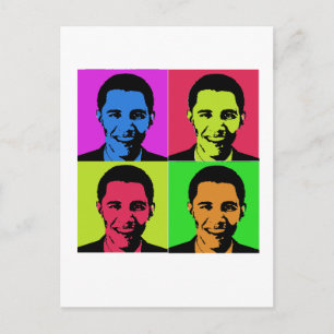 Carte Postale Obama Portrait