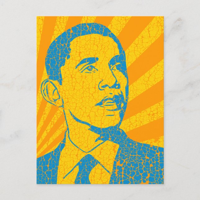 Carte Postale Obama Vintage (Devant)
