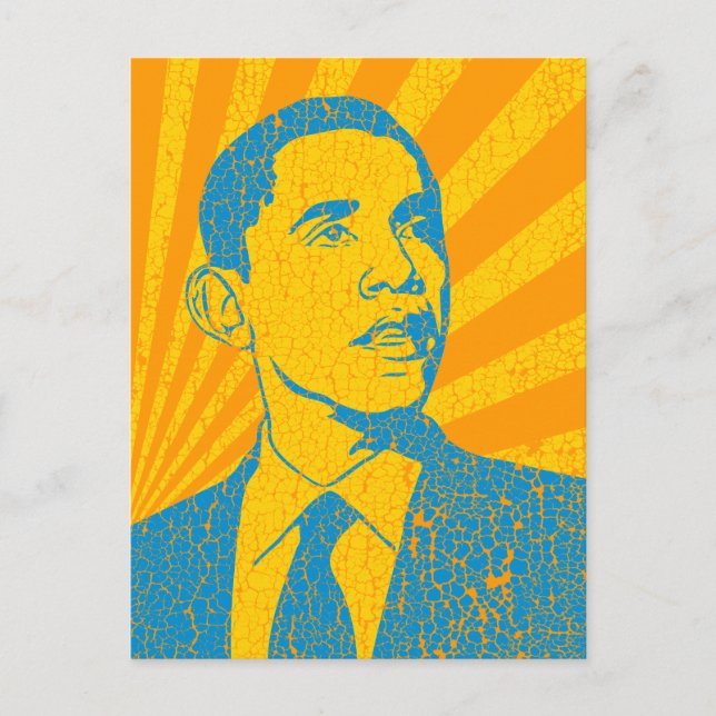 Carte Postale Obama Vintage (Devant)