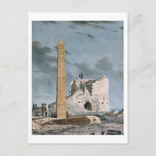 Carte Postale Obélisque de Cléopâtre (avec papier)