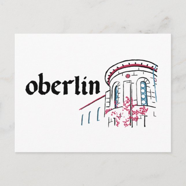 Carte Postale Oberlin College - Chapelle Finney (Devant)