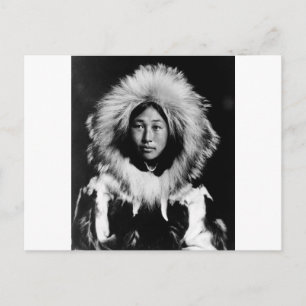 Carte Postale Obleka, une Eskimo, 1907