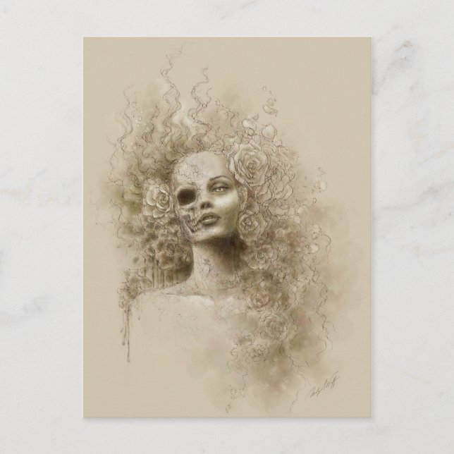 Carte postale Oblivion Macabre Imaginaire Art (Devant)