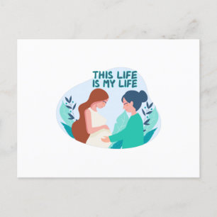 Carte Postale obstétricien enceintes de la ménagère