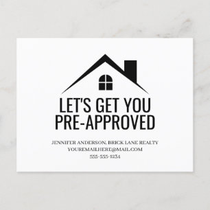 Carte Postale Obtenons-vous des biens immobiliers pré-approuvés