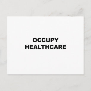 CARTE POSTALE OCCUPER LES SOINS DE SANTÉ