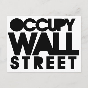 Carte Postale Occupy Wall Street