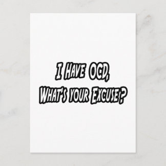 Carte Postale OCD...Votre Pardon ?