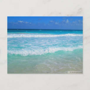 CARTE POSTALE OCÉAN À CANCUN, MEXIQUE N° 1
