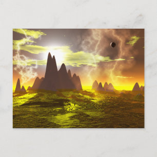 Carte Postale Océan Alien