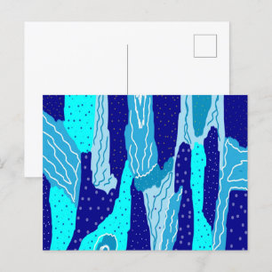 Carte Postale Océan bleu Icy