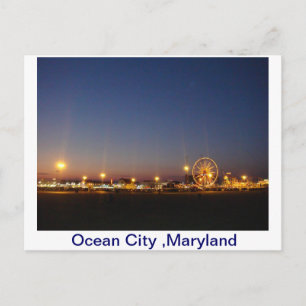 Carte Postale Ocean City, Maryland, États-Unis