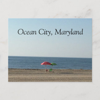 Carte Postale Ocean City MD Beach