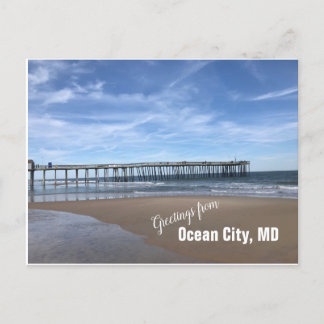 Carte postale Ocean City, MD Pier