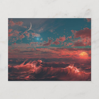 Carte Postale Océan de feu