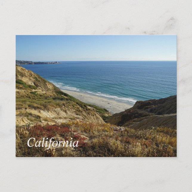 Carte Postale Océan Pacifique en Californie (Devant)