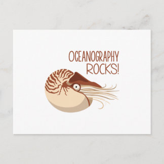Carte Postale Océanographie Rocks
