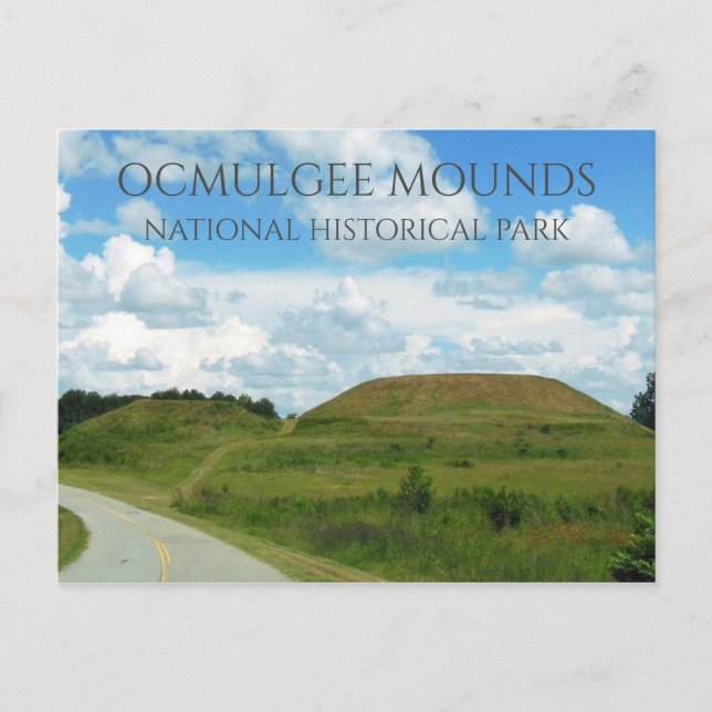 Carte Postale Ocmulgee Mounds National Historical Park Mounds (Devant)