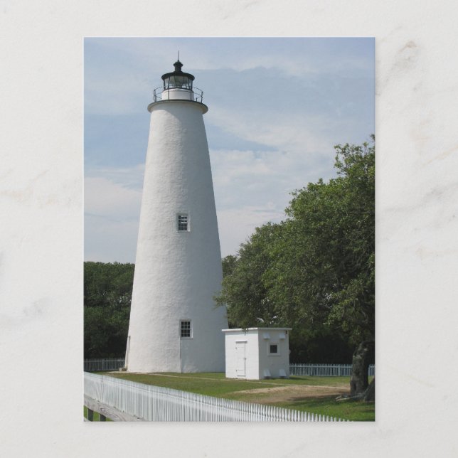 Carte postale Ocracoke, phare de la Caroline du No (Devant)