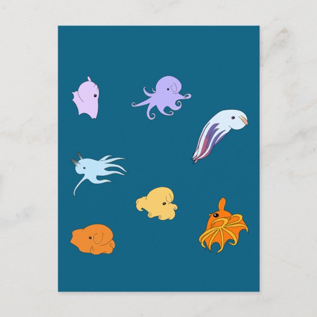 Carte Postale Octopes Dumbo (Devant)