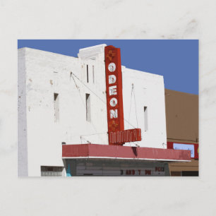 Carte Postale Odeon Theatre, Tucumcari, Nouveau-Mexique