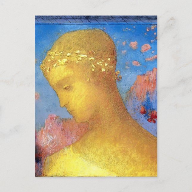 Carte Postale Odilon Redon-Beatrice (Devant)