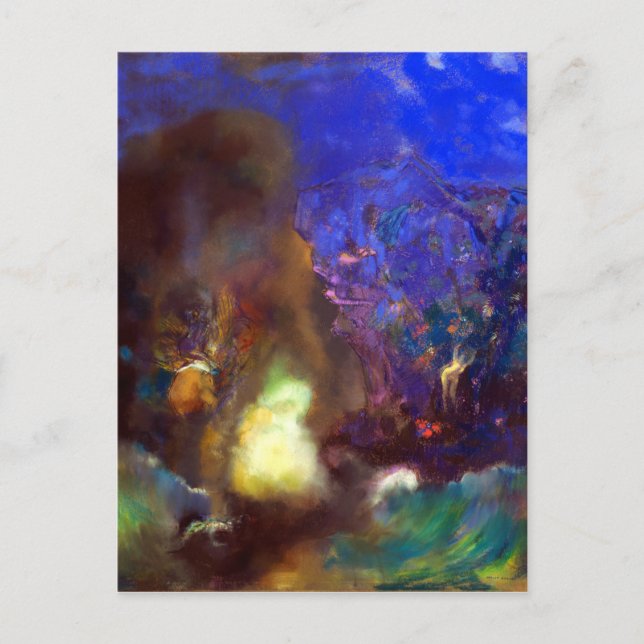 Carte Postale Odilon Redon Roger et Angelica (Devant)