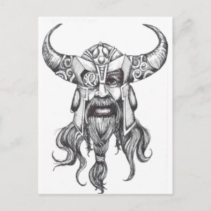 Carte Postale Odin le grand Dieu norse