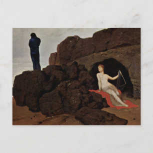 Carte Postale Odysseus Et Calypso