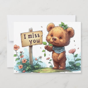 Carte Postale Oear Hugs Vous Attend !