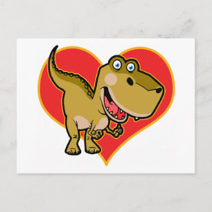 Carte Postale Oeil bleu Dino
