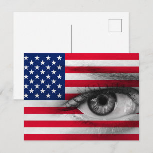 Carte Postale Œil des États-Unis
