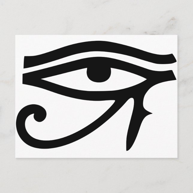 Carte Postale OEil d'Horus l'idée cadeau de dieu égyptien (Devant)