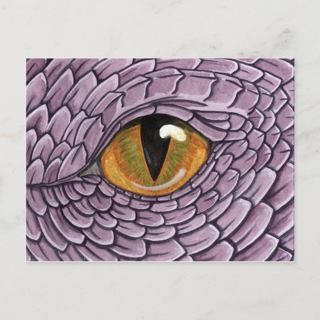 Carte Postale OEil dragon (Devant)