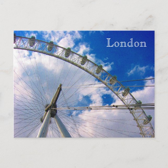 Carte Postale oeil london (Devant)
