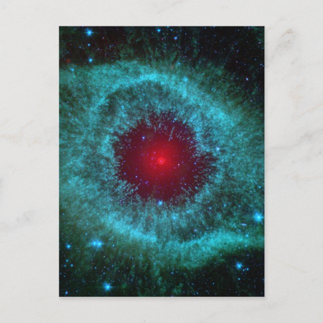 Carte Postale Oeil poussiéreux de Helix Nebula NGC 7293 (Devant)