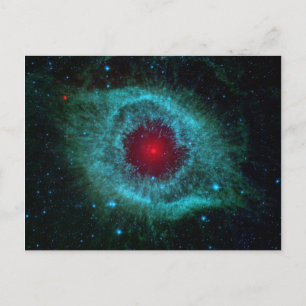 Carte Postale Oeil poussiéreux d'Helix Nebula par le télescope S