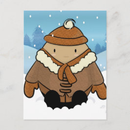 Carte postale OEuf de neige