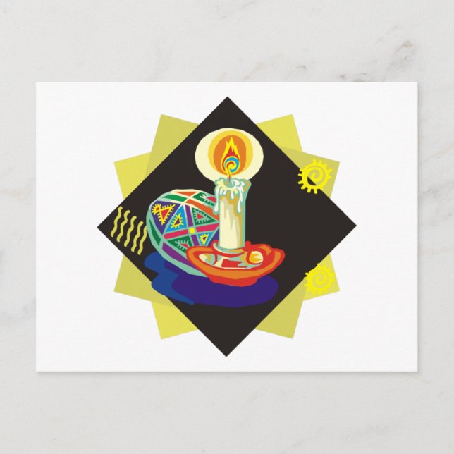 Carte Postale Oeuf peint ukrainien (5) (Devant)