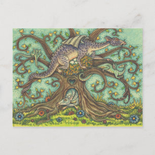 CARTE POSTALE OEUFS DE DRAGON, FAUTEUILS MÉDIÉVAUX, ART FOLK IMA